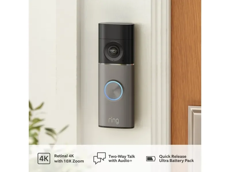 Ring Battery Video Doorbell Pro – ovikellokameran tuotekuva 2